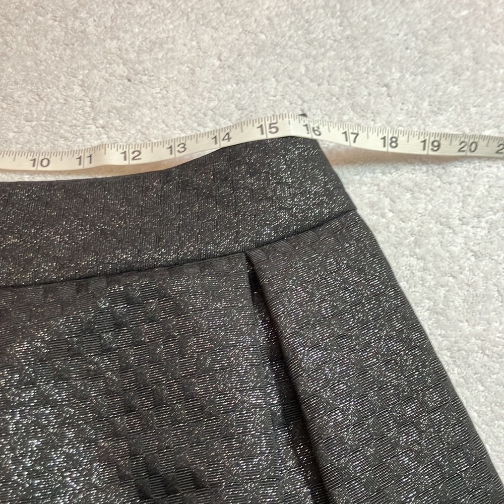Kate Spade black shimmer jacquard skirt - Picture 4 of 6